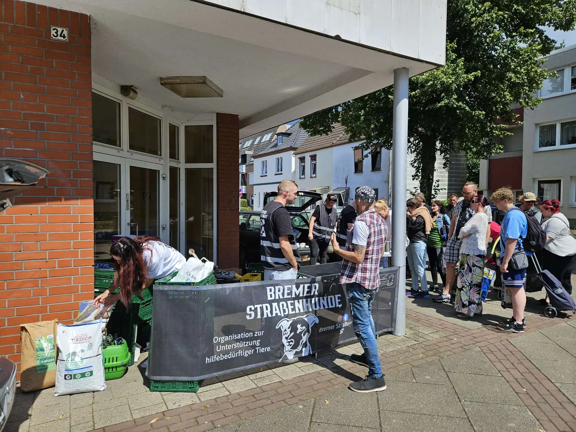Spendenausgabe